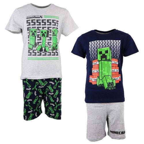 Minecraft kids short pyjamas 6-12 years