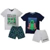 Minecraft kids short pyjamas 6-12 years