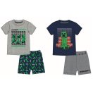 Minecraft children's short pajamas 6-12 years