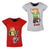 Minecraft kids short sleeve t-shirt, top 4-8 years