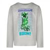 Minecraft kids long sleeve t-shirt, top 6-12 years