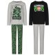 Minecraft Survive children's long pajamas 6-12 years