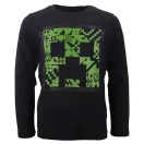 Minecraft Dark children's long sleeve shirt, top 8-12 years