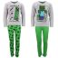 Minecraft Create children's long pajamas 8-12 years