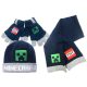 Minecraft Explosive children's hat, scarf, and glove set 54-56 cm