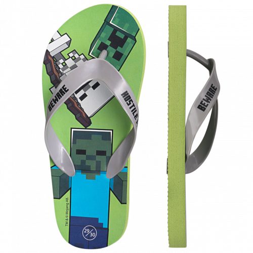 Minecraft kids slippers, Flip-Flops 29-38