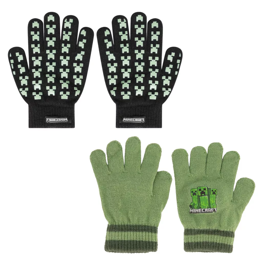 Minecraft Creeper children's gloves - Javoli Disney Online Store
