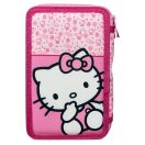 Hello Kitty Pinky filled pencil case 3-level