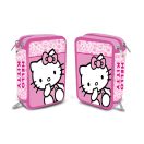Hello Kitty Pinky filled pencil case 3-level