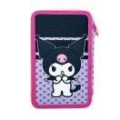 Hello Kitty Kuromi filled pencil case with 3 layers