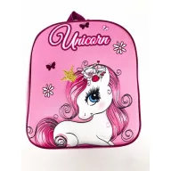 Unicorn Pink Blossom 3D backpack, bag 30 cm
