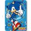 Sonic the Hedgehog Gold Ring fleece blanket 100x140cm