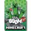 Minecraft SSS Boom fleece blanket 100x140cm