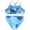 Disney Lilo and Stitch Leaf children's bikini and skirt set 4-10 years