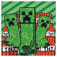 Minecraft Battle hand towel, face towel, towel 30x30cm