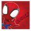 Spiderman Spidey Red hand towel, face towel, towel 30x30cm