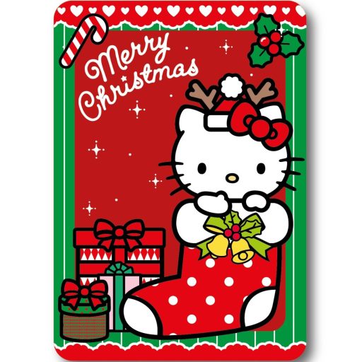 Hello Kitty Holiday Cheer Christmas Polar Fleece Blanket 100x140cm