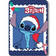   Disney Lilo and Stitch Holiday Christmas Polar Blanket 100x140cm