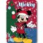 Disney Mickey  Lights Christmas Polar Blanket 100x140cm