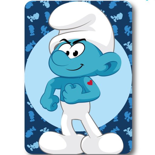Smurfs Hefty Smurf polar blanket 100x140cm