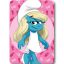Smurfs Smurfette fleece blanket 100x140cm