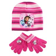 Gabby's Dollhouse Paws kids hat and glove set