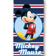   Disney Mickey Navy Stripe bath towel, beach towel 70x140cm (Fast Dry)