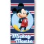 Disney Mickey Navy Stripe bath towel, beach towel 70x140cm (Fast Dry)