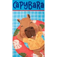   Kapibara Float Fun bath towel, beach towel 70x140cm (Fast Dry)