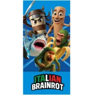 Brainrot Crazy Chaos beach towel 70x140cm (Fast Dry)