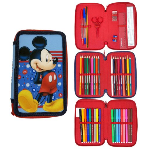 Disney Mickey  Dots 3-tier filled pencil case