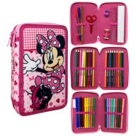 Disney Minnie  Lovely Charm 3-tier filled pencil case