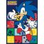 Sonic the Hedgehog Blue Blur fleece blanket 100x140cm