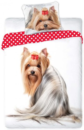 Dog Yorkshire Bed linen 140×200 cm, 70×90 cm