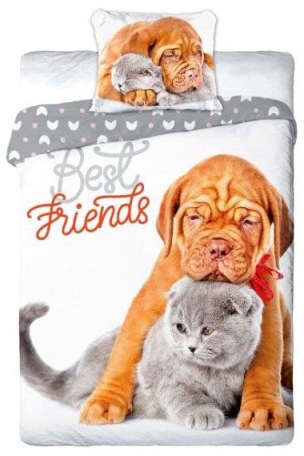 Cat, Dog Game Bed linen 140×200 cm, 70×90 cm