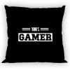 Gamer Black Pillowcase 40x40 cm