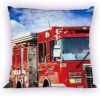 Fire Truck City Pillowcase 40x40 cm