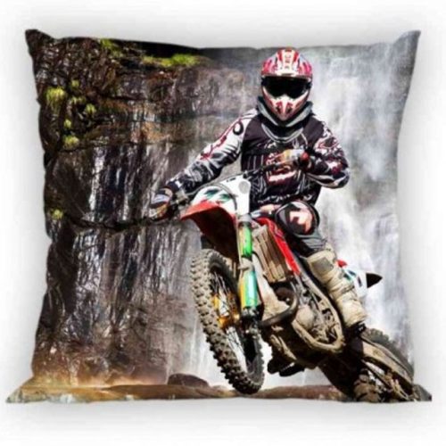 Motocross Mud Pillowcase 40x40 cm