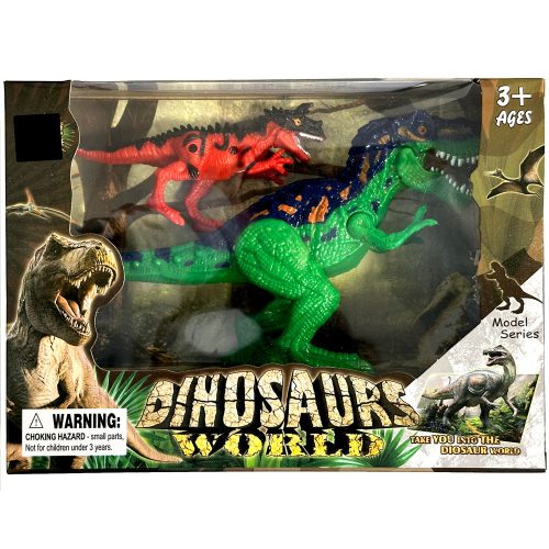 Dinosaur Plastic Figure Set, 2 Pieces in Box