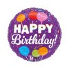 Happy Birthday Candle Pops Happy Birthday Foil Balloon 46 cm