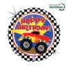 Happy Birthday Monster Truck Holo Happy Birthday foil balloon 46 cm
