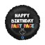 Happy Birthday Fart Face foil balloon 46 cm