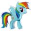 My Little Pony Rainbow Dash foil balloon 84 cm