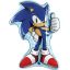 Sonic a sündisznó Larrikin fólia lufi 71 cm