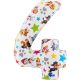 Paw Patrol Star Number 4 foil balloon 66 cm