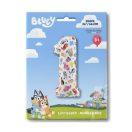 Bluey Friends Number 1 foil balloon 66 cm