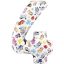 Bluey Friends Number 4 foil balloon 66 cm