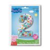 Peppa Pig Blue Number 2 Foil Balloon 66 cm