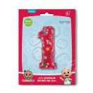 Cocomelon Red Number 1 Foil Balloon 66 cm