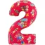 Cocomelon Red Number 2 foil balloon 66 cm